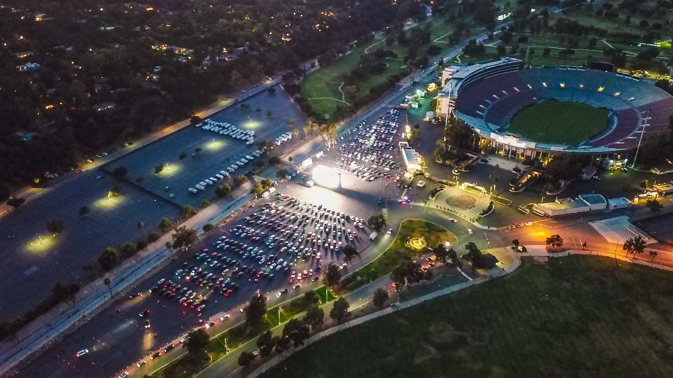 The Rose Bowl in Pasadena California