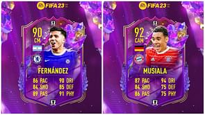 All FIFA 23 Future Stars Team 2 leaks featuring Enzo Fernandez, Jamal Musiala, and more