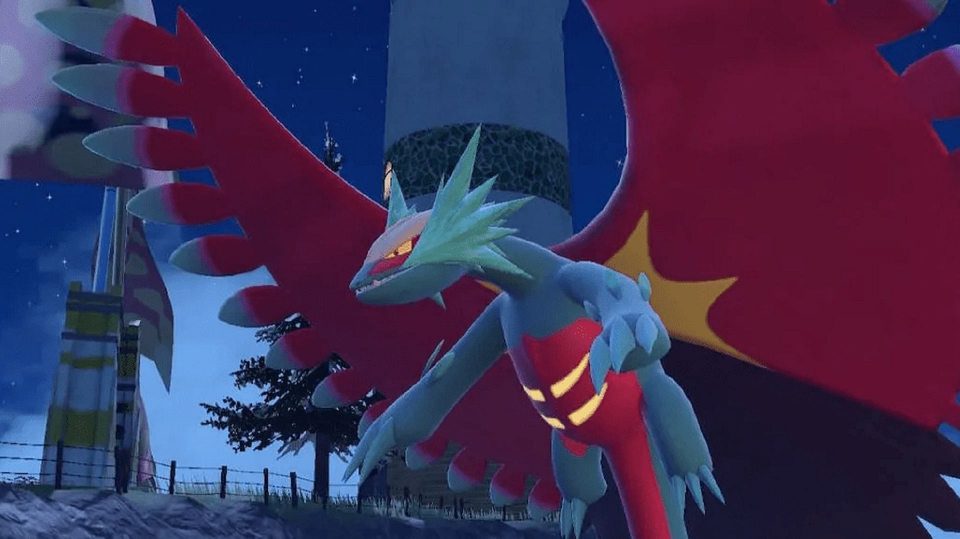 Roaring Moon&#039;s Dragon-type assault gets even more potent with terastallization (Image via Game Freak)