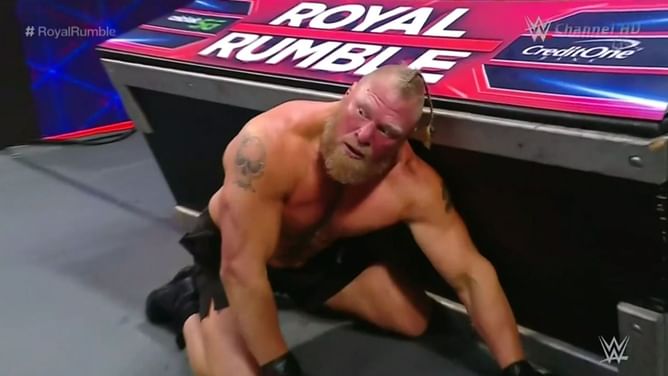 "Who's gonna go tell him?" - WWE star on rumors of Brock Lesnar having backstage heat after Royal Rumble