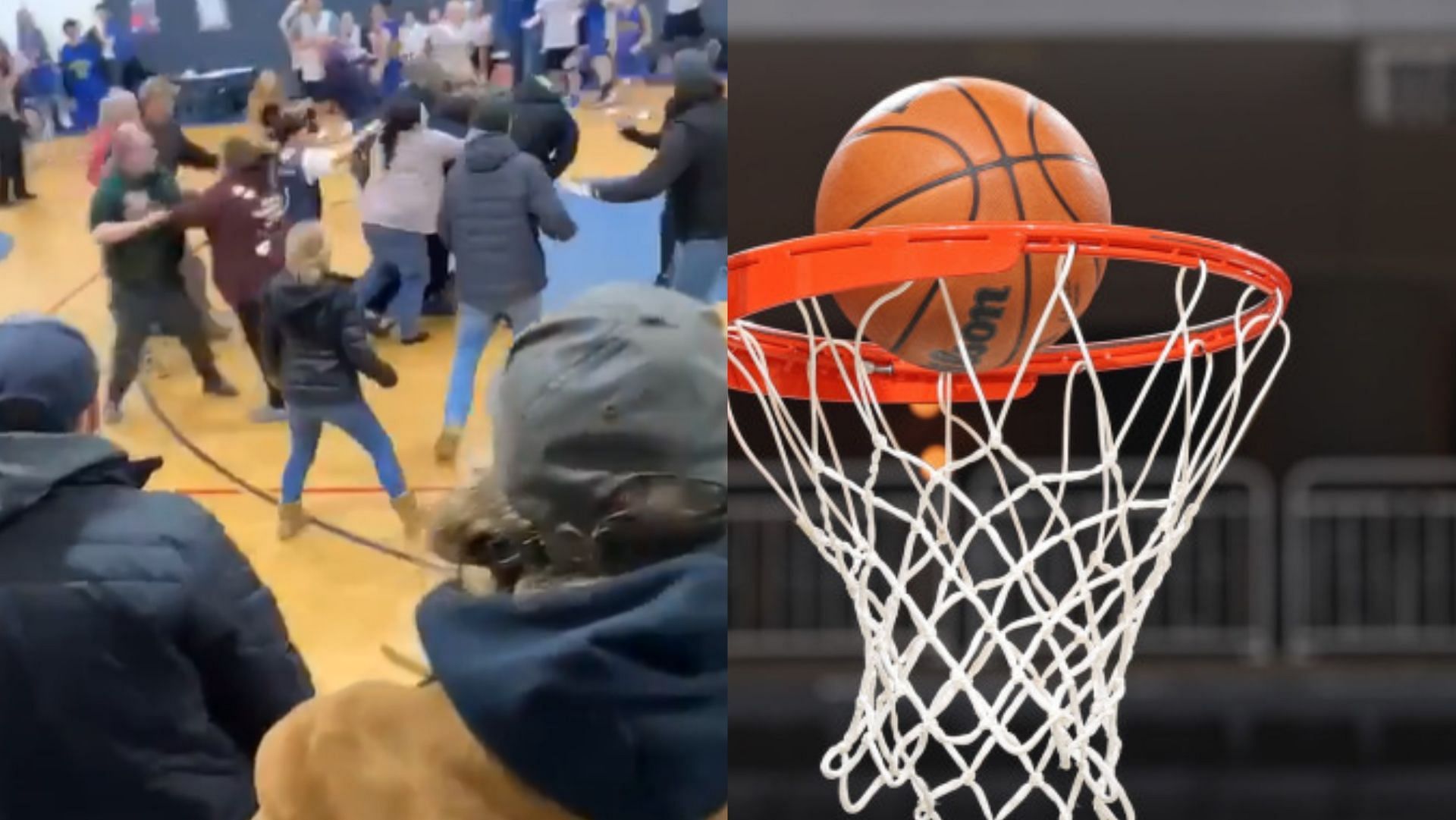 Man, 60, dies after a brawl broke out in the stands of a middle school  basketball game in Vermont