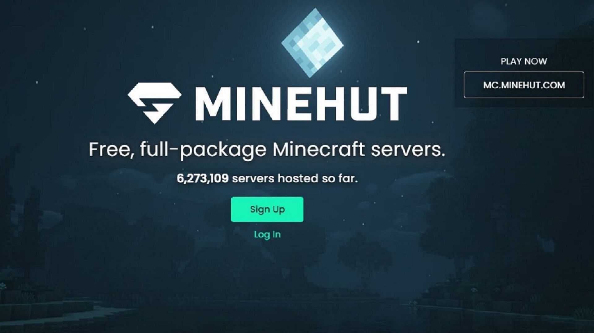 Minehut isn&#039;t just a Minecraft server, it&#039;s also a hosting service! (Image via Minehut.com)