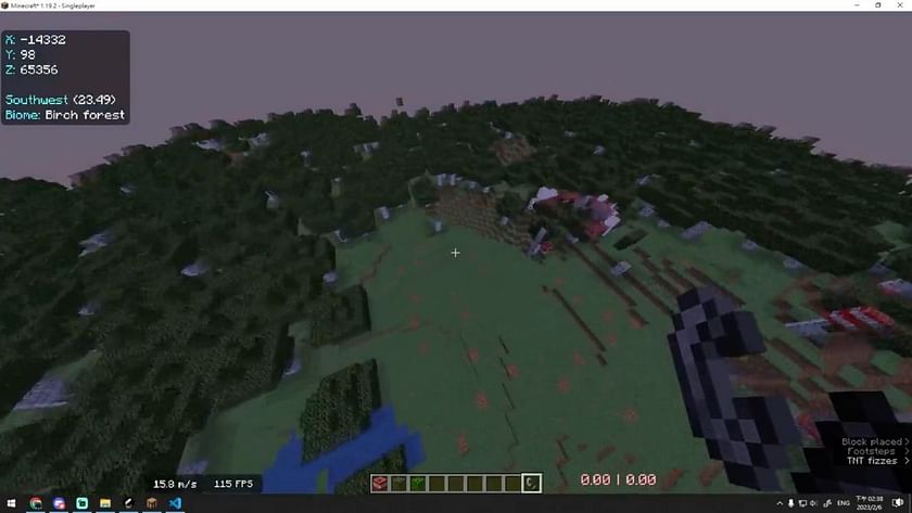 Minecraft player uses custom data pack to remove forests satisfyingly