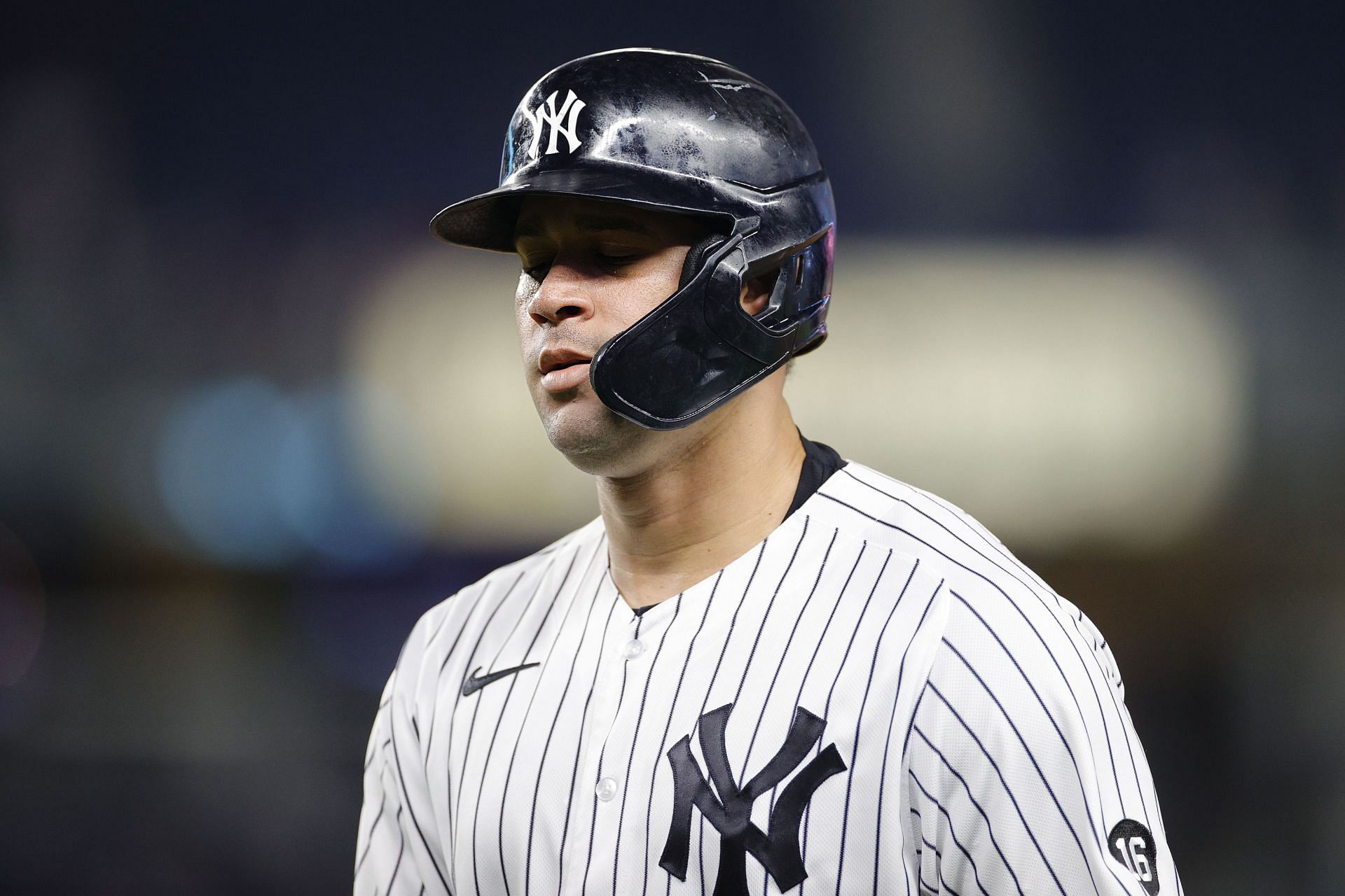 Gary Sanchez with the Yankees in 2021