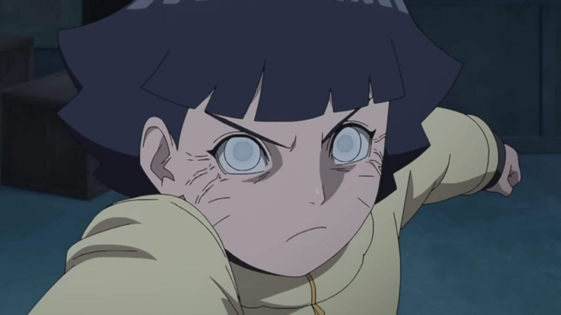 Naruto&#039;s daughter using the Byakugan (Image via Studio Pierrot)