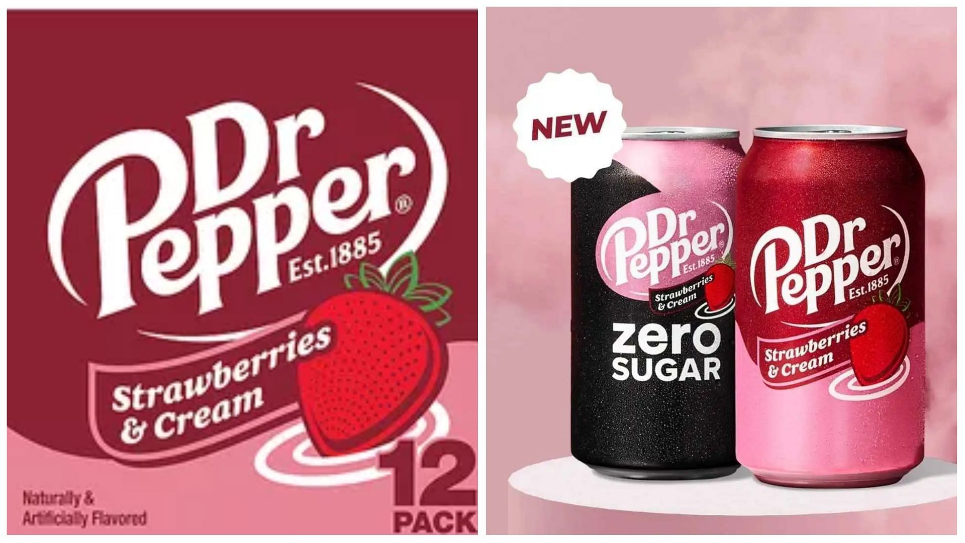 Dr Pepper Strawberries and Cream Flavor, ingredients, where to buy