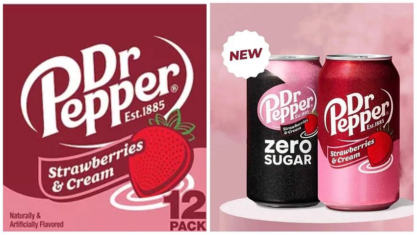 Dr. Pepper Adds a New Permanent Flavor: Strawberries and Cream