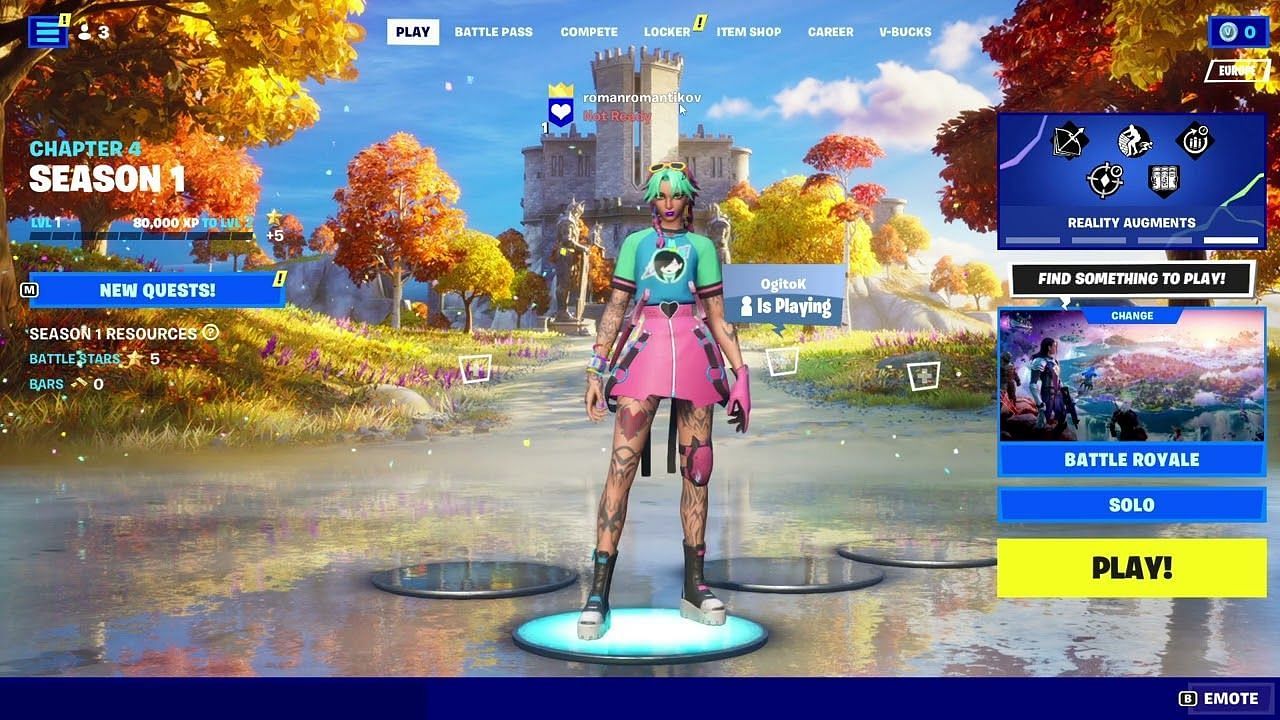 Start a match from the lobby (Image via LOGOPED on YouTube)