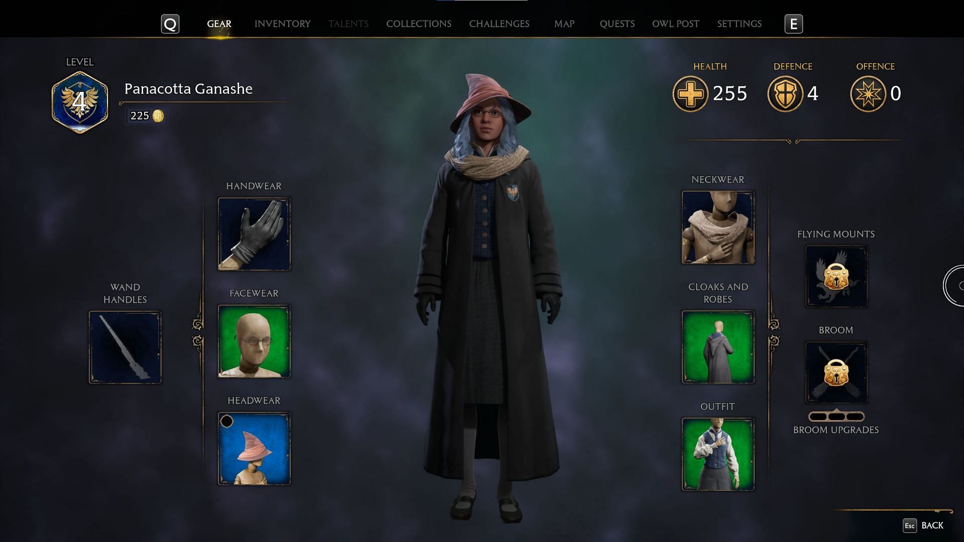 Hogwarts Legacy Gear Traits cannot be removed irrespective of armament rarity (image via Hogwarts Legacy)