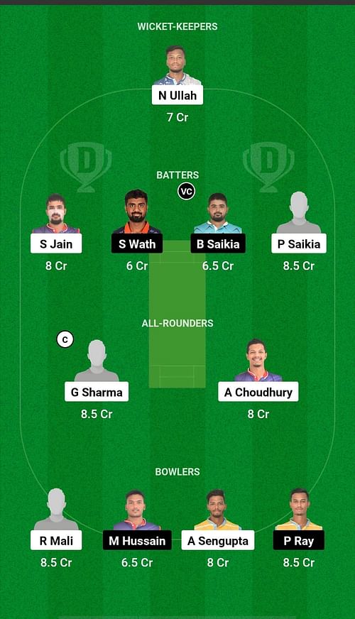 Gauhati Town Club vs 91 Yards Club Dream11 Prediction - Guwahati Premier League