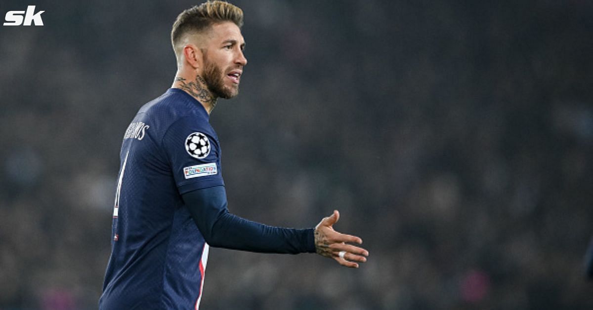 PSG defender Sergio Ramos shoved a cameraman after the game. 