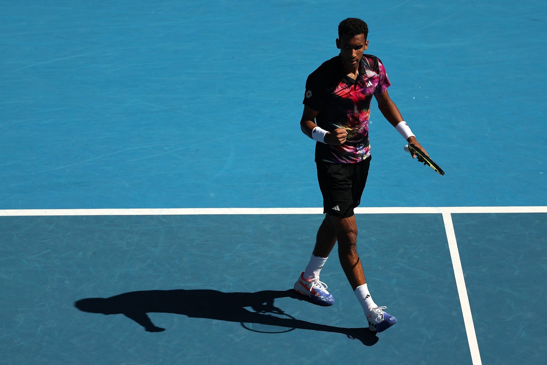 Auger-Aliassime at the 2023 Australian Open