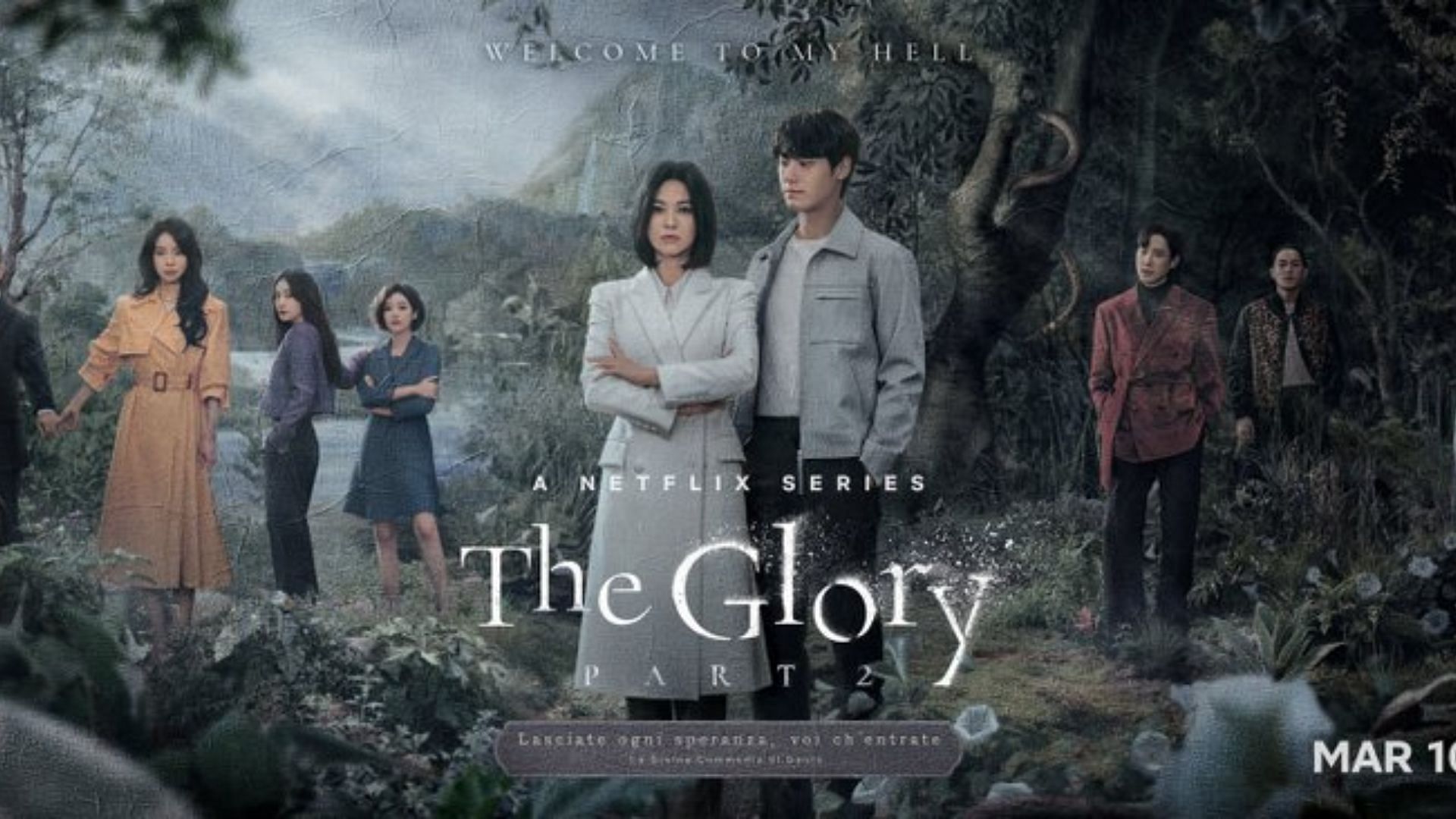 The official poster for the second part of The Glory (Image via Netflix)