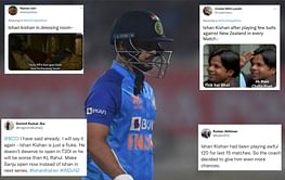 "Replace him immediately" - Twitterati fume as Ishan Kishan flops with the bat in IND vs NZ 3rd T20I