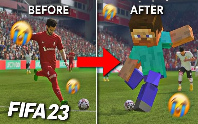 Fifa 23 Mod Brings Minecraft To The Soccer Field And Twitter Goes Wild