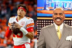Steve Harvey learning about Patrick Mahomes’ heritage had NFL stars in a fit