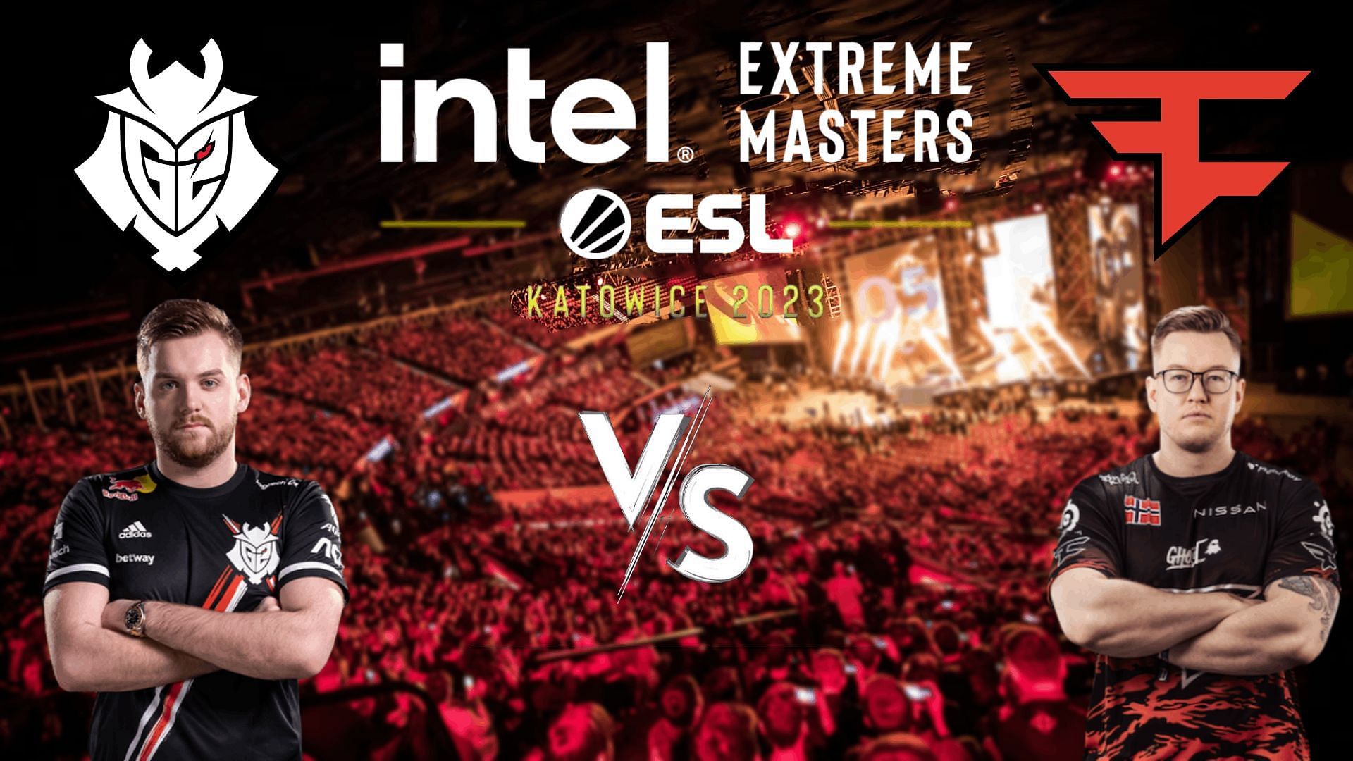 G2 vs FaZe IEM Katowice 2023 (Image via Sportskeeda)