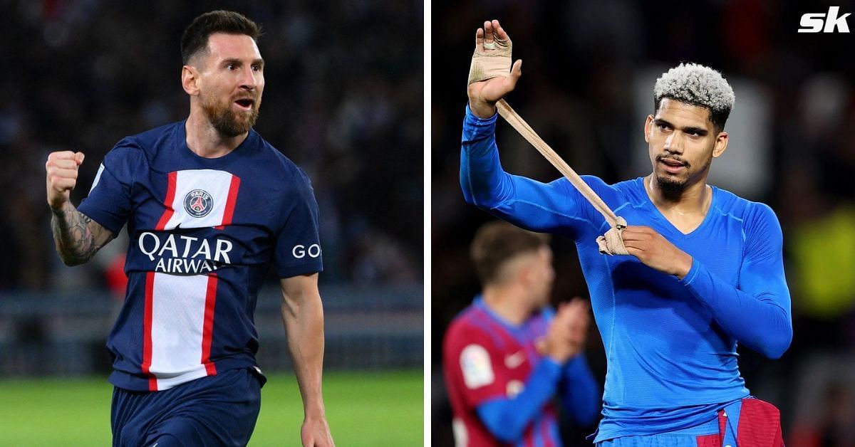 Ronaldo Araujo has played alongside Lionel Messi for two seasons at Barcelona.