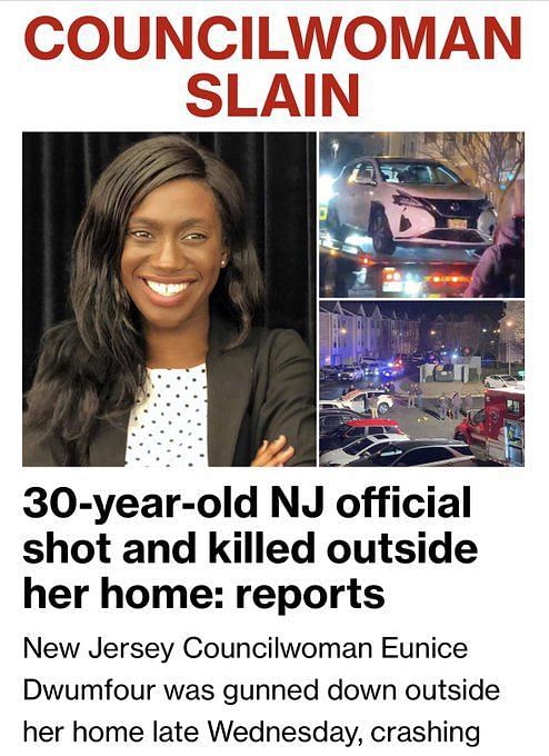 Who Was Eunice Dwumfour Tributes Pour In As Sayreville Councilwoman Is Shot And Killed 