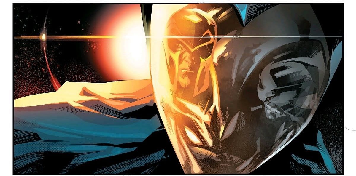 The seer of the future, Destiny, gazes into what is to come (Image via Marvel Comics)