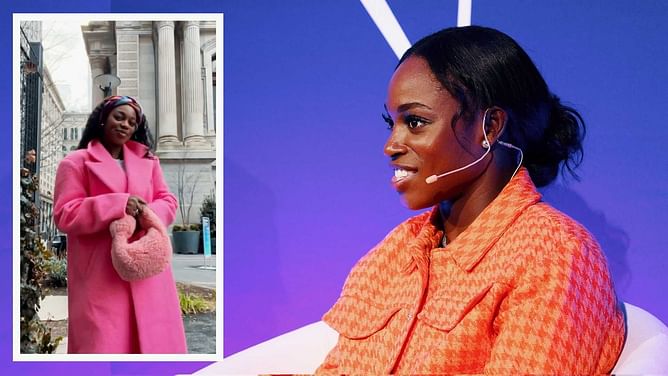 Watch: Sloane Stephens showcases her 'pretty in pink' outfit of the day