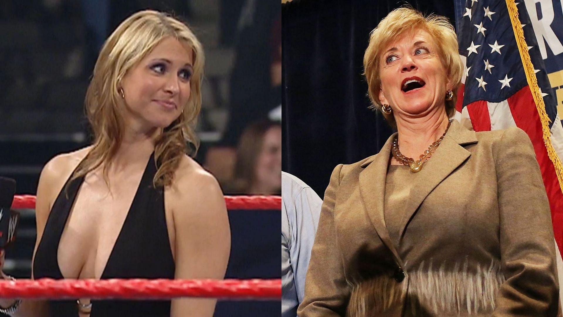 Former WWE Chairwoman Stephanie McMahon (left) and former CEO Linda McMahon (right)
