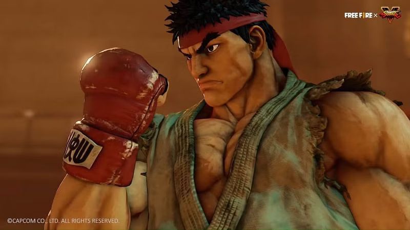 Street Fighter Collaboration (Image via Free Fire India Official/YouTube)