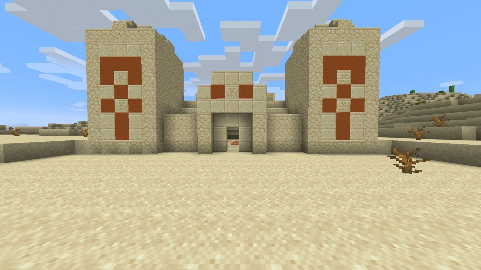 Desert temple will be the first excavation site where users will find new block to brush in Minecraft 1.20 update (Image via Mojang)