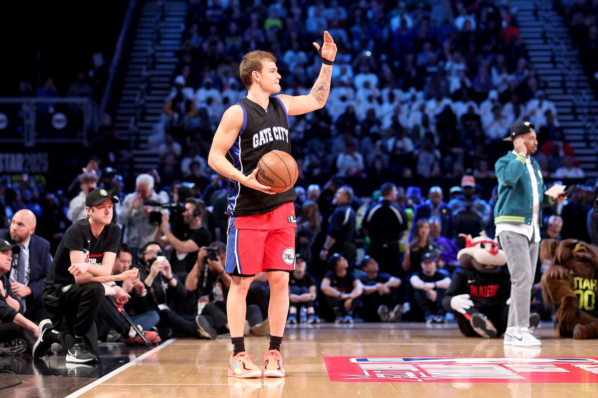 Mac McClung at the Slam Dunk Contest