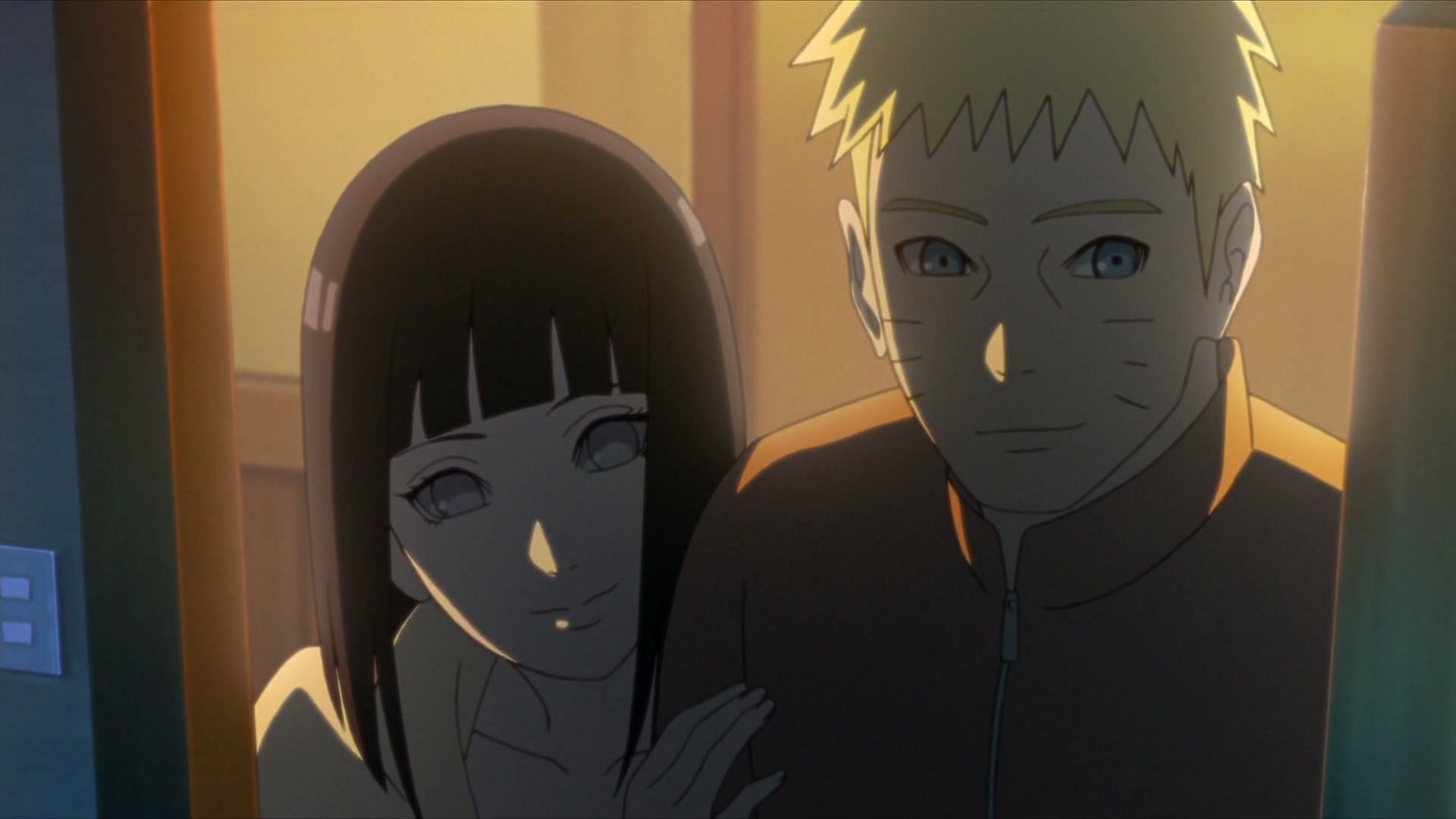 Naruto and Hinata as seen in the anime (Image via Studio Pierrot)