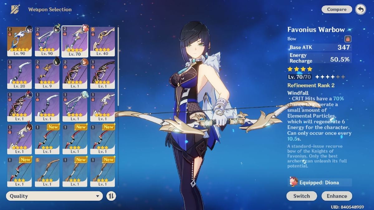 Genshin Impact Yelan build guide Best artifacts, weapons, and teams