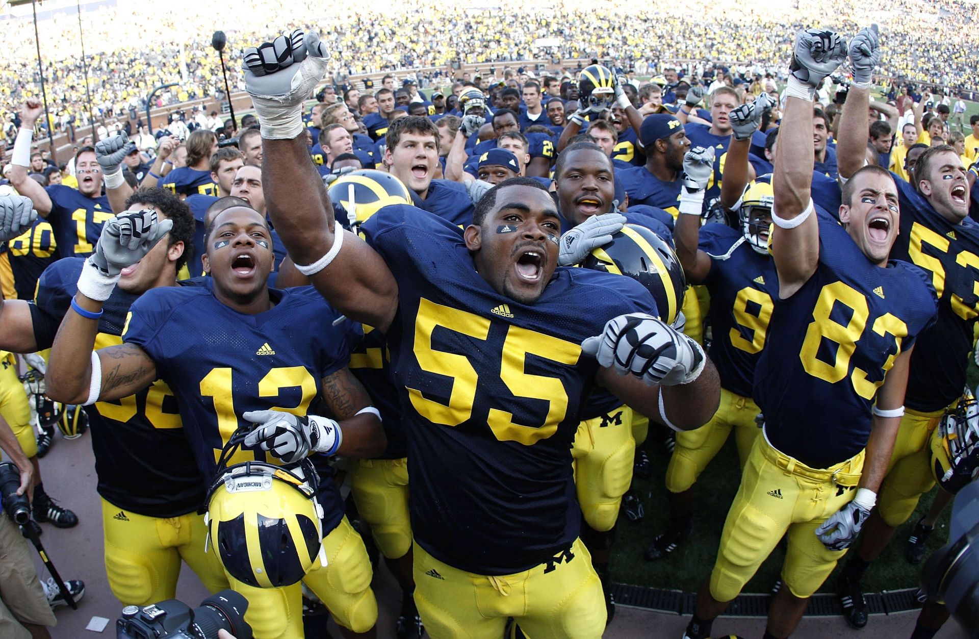 Former Michigan Wolverines football players Frank Clark and Chad