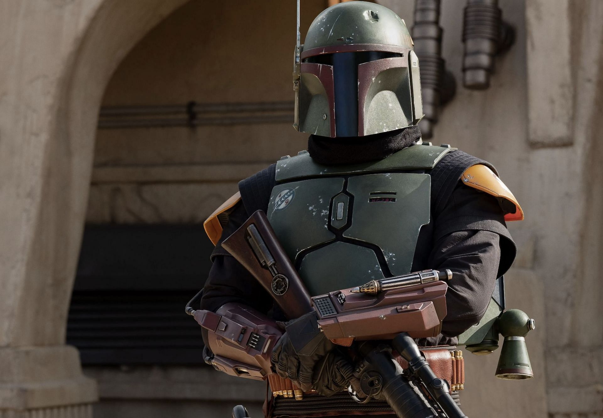 Boba Fett&#039;s unique skill set and weaponry have made him one of the deadliest characters in the Star Wars universe (Image via Lucasfilm)