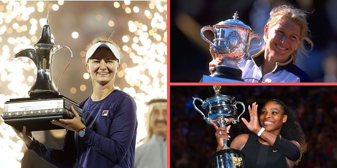 "It's a huge privilege" - Barbora Krejcikova on joining Steffi Graf, Williams sisters and Aryna Sabalenka in unique list following her Dubai triumph