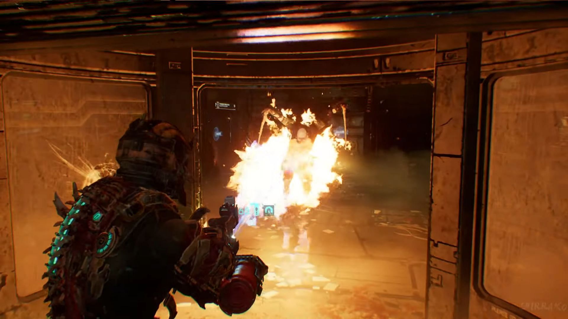 The Flamethrower in use (Image via YouTube/Shirrako)