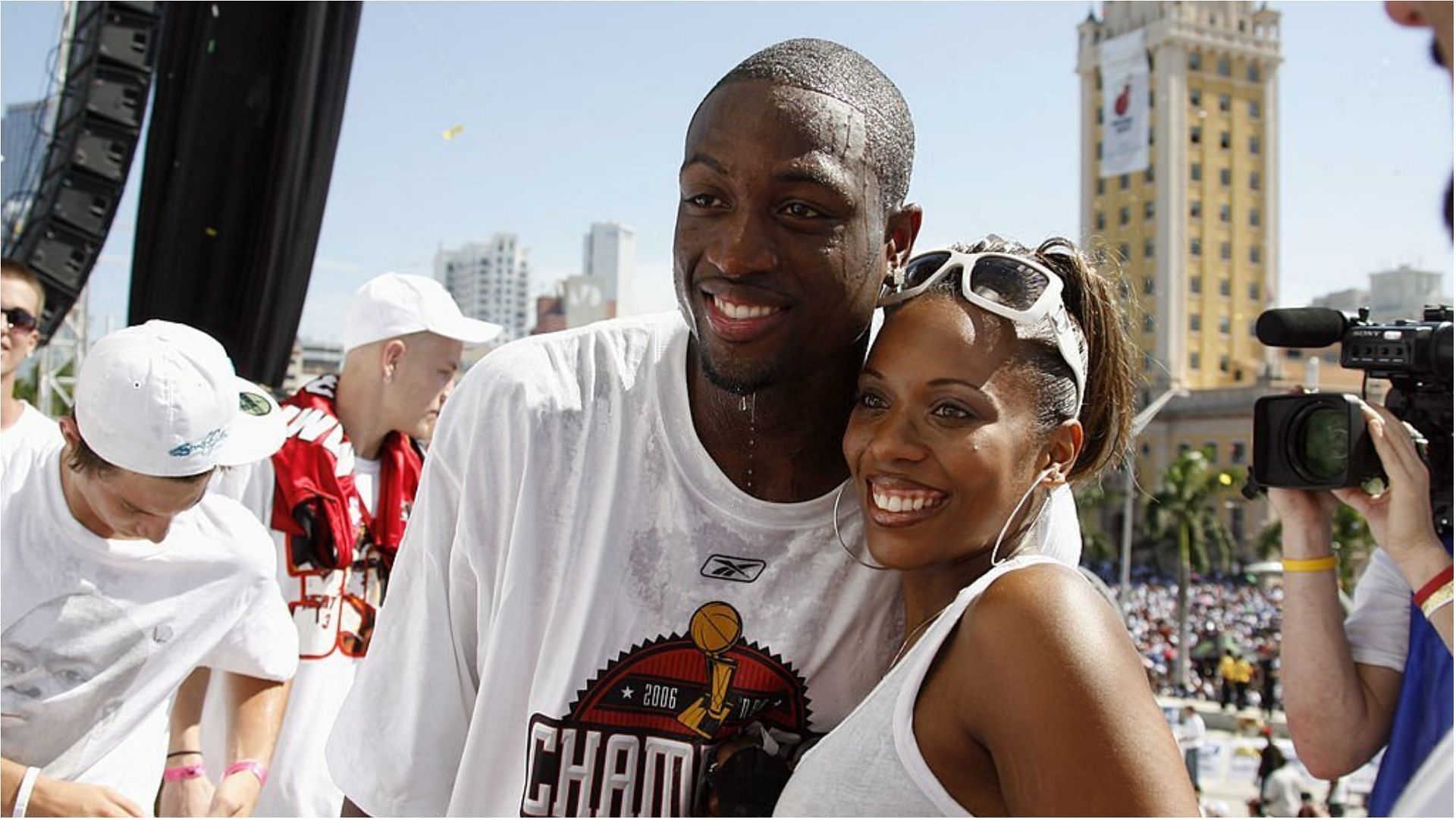 Siohvaughn Funches claimed that Dwyane Wade was trying to use her issues for his own benefits (Image via Issac Baldizon/Getty Images)