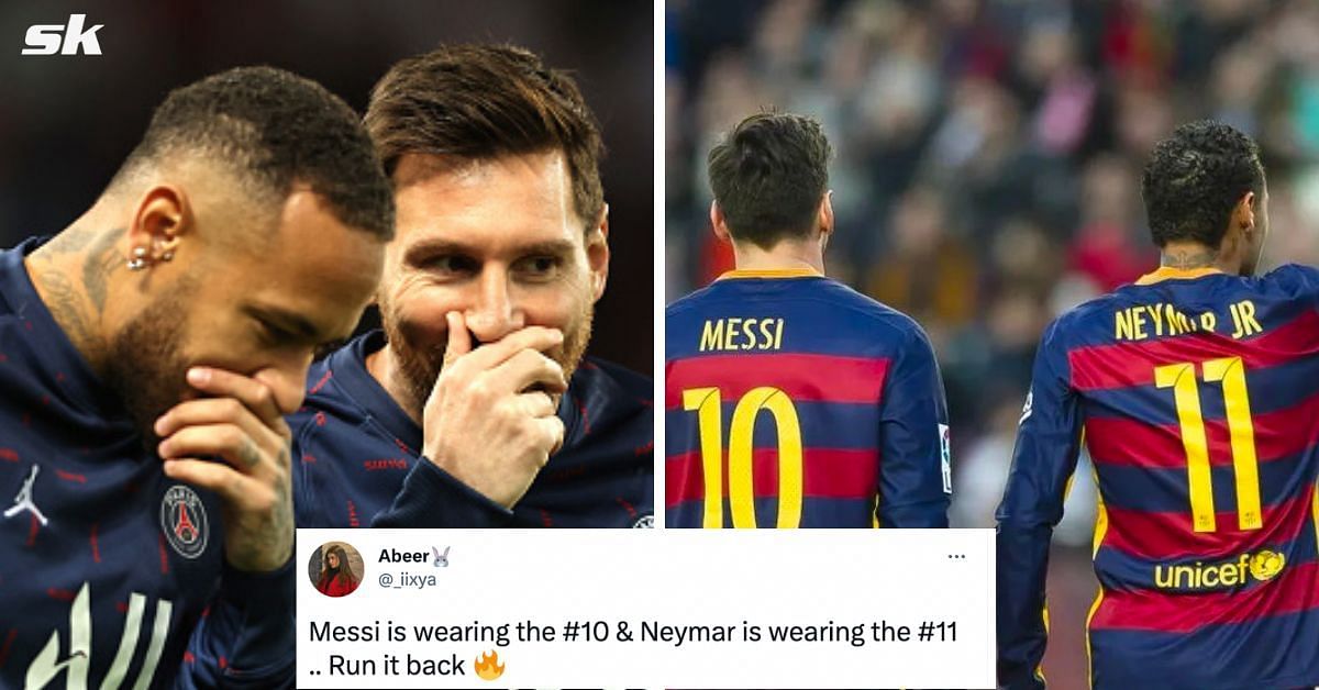 PSG fans are excited to see Lionel Messi wear number 10