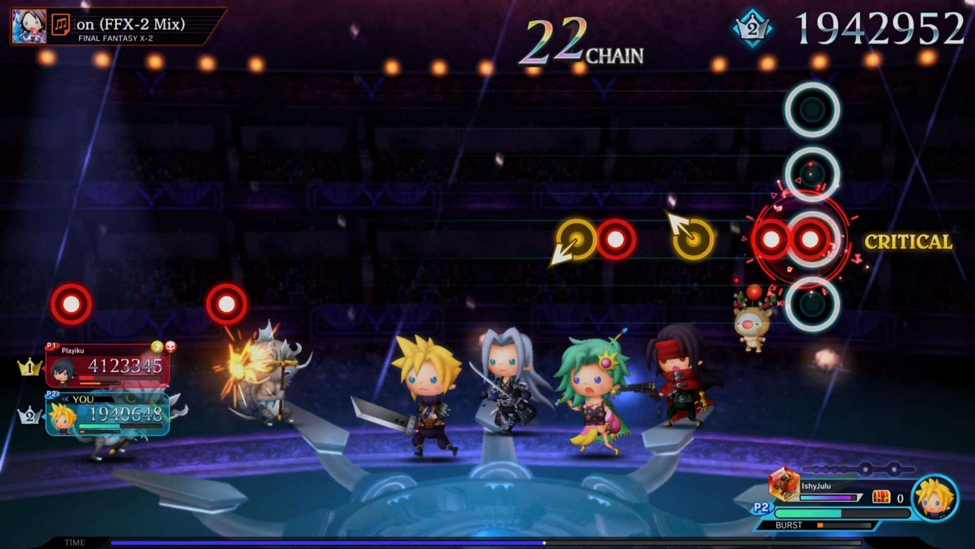 If you want to get a Platinum in Theatrhythm: Final Bar Line, here are the trophies to hunt.