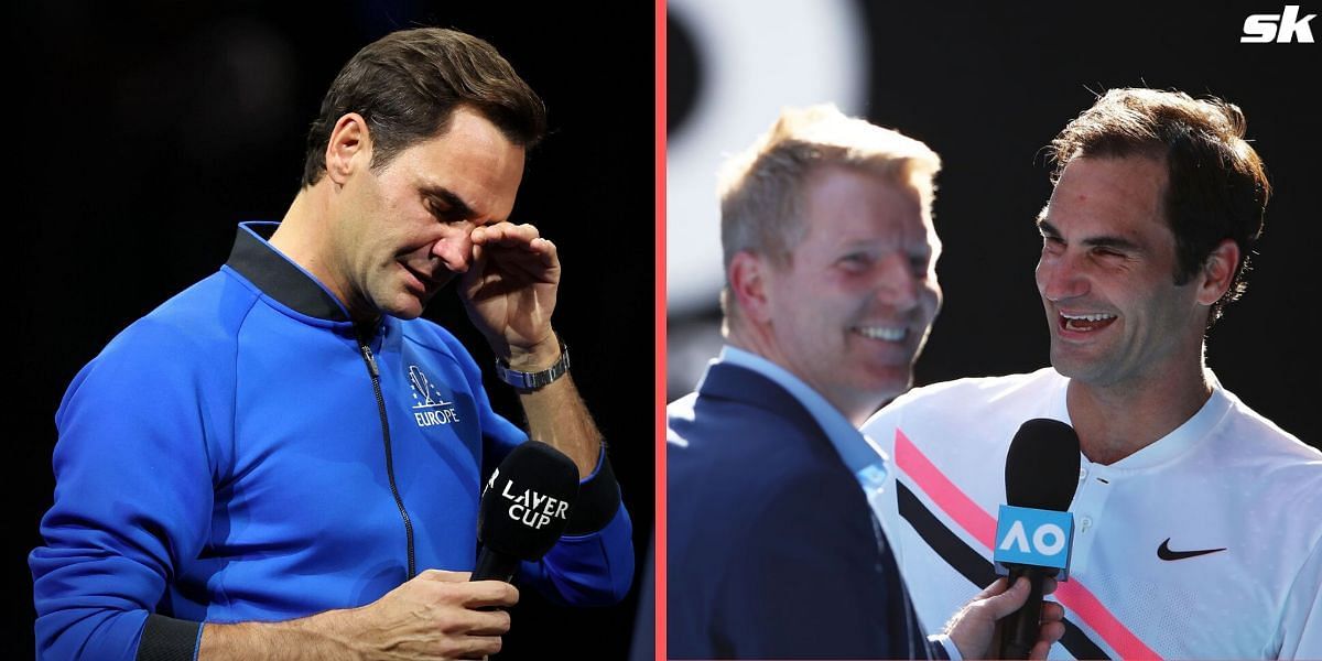 Jim Courier credits Roger Federer for making on-court interviews fun