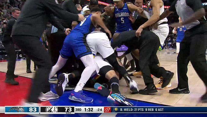 Fight between Magic, Timberwolves leads to 5 players ejected – KXAN Austin