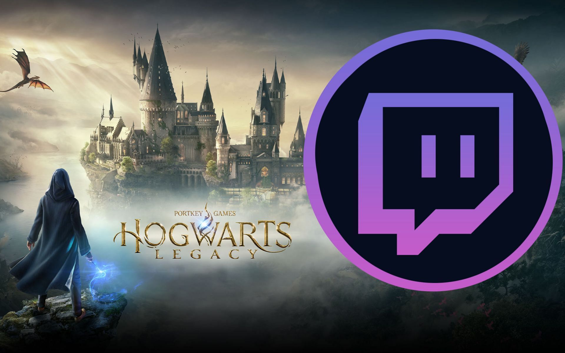 Twitch streamer ends in tears after Twitch chat harasses them for playing Hogwarts Legacy (Image via Sportskeeda)