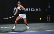 Petra Martic in action at the Upper Austria Ladies Linz 2023