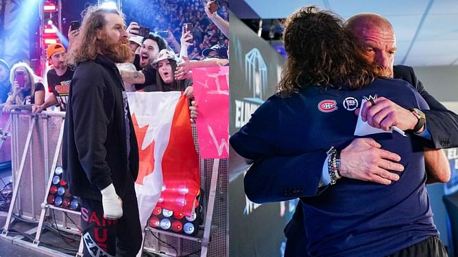 "Not a conversation we would normally have" - Sami Zayn on discussion with Triple H before WWE Elimination Chamber