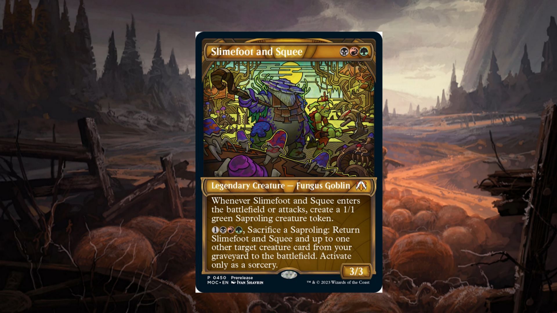 Slimefoot and Squee in Magic: The Gathering (Image via Wizards of the Coast)