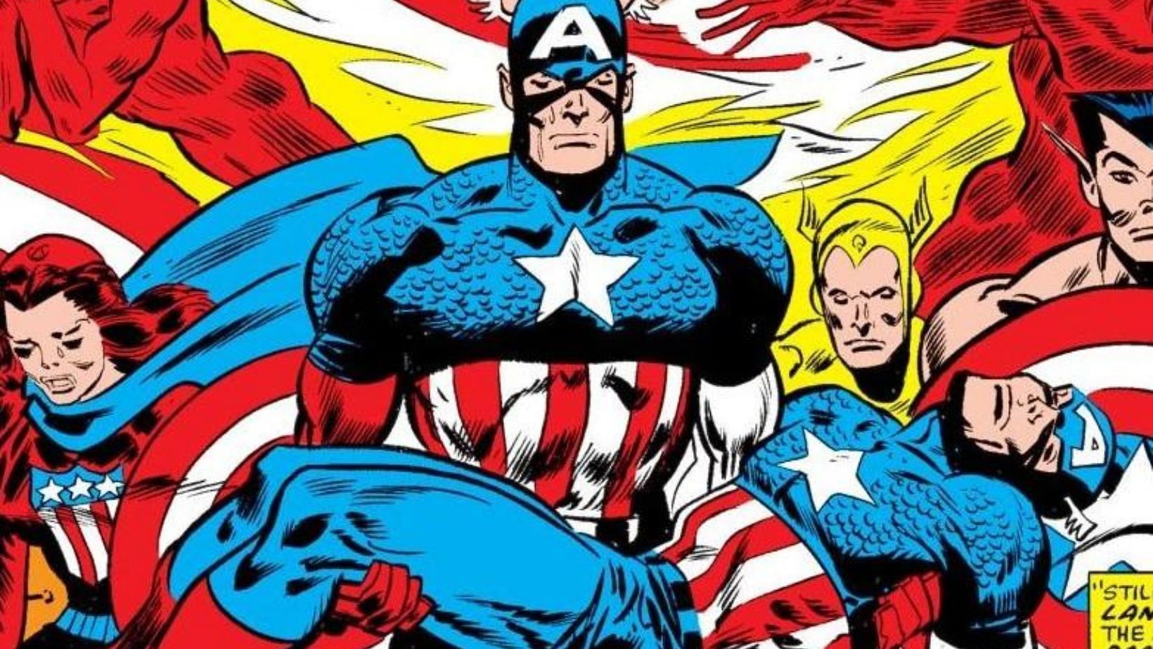 The Patriot who briefly became Captain America in the 1950s (Image via Marvel Comics)