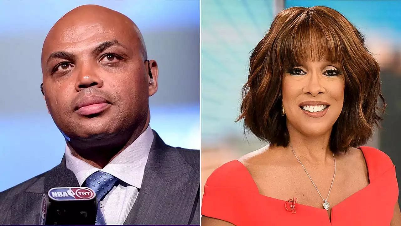 TNT analyst Charles Barkley and CBS host Gayle King
