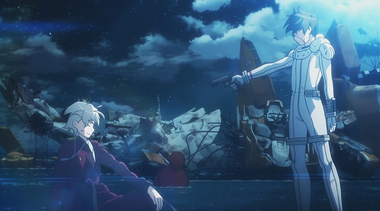 Slaine and Inaba from Aldnoah Zero (Image via A-1 Pictures and TROYCA)