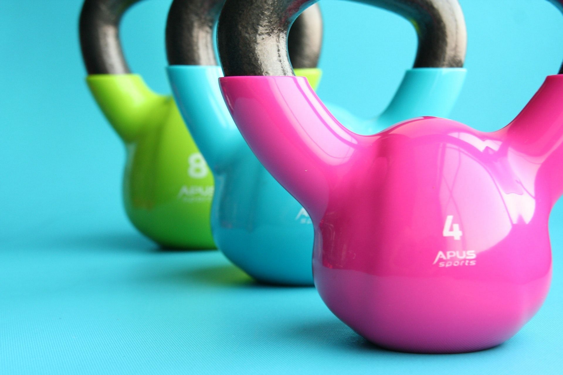 Full-body kettlebell workouts target several muscles at once.  (Photo via Pexels/Pixabay)
