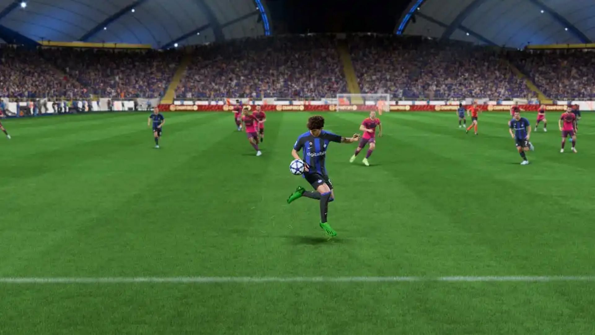 The Rainbow Flick adds plenty of value in FIFA 23 once the controls are learnt (Image via EA Sports)