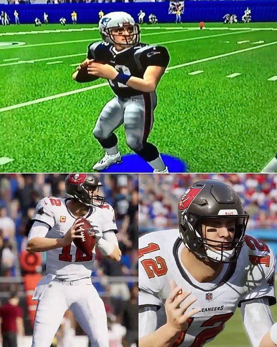 LOOK: Just how much the Madden graphics have improved since Tom Brady was a  rookie 